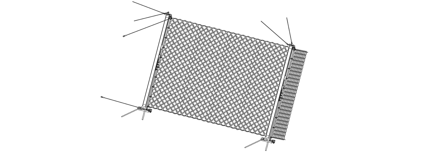 The picture shows the overall structure of the ring net system.