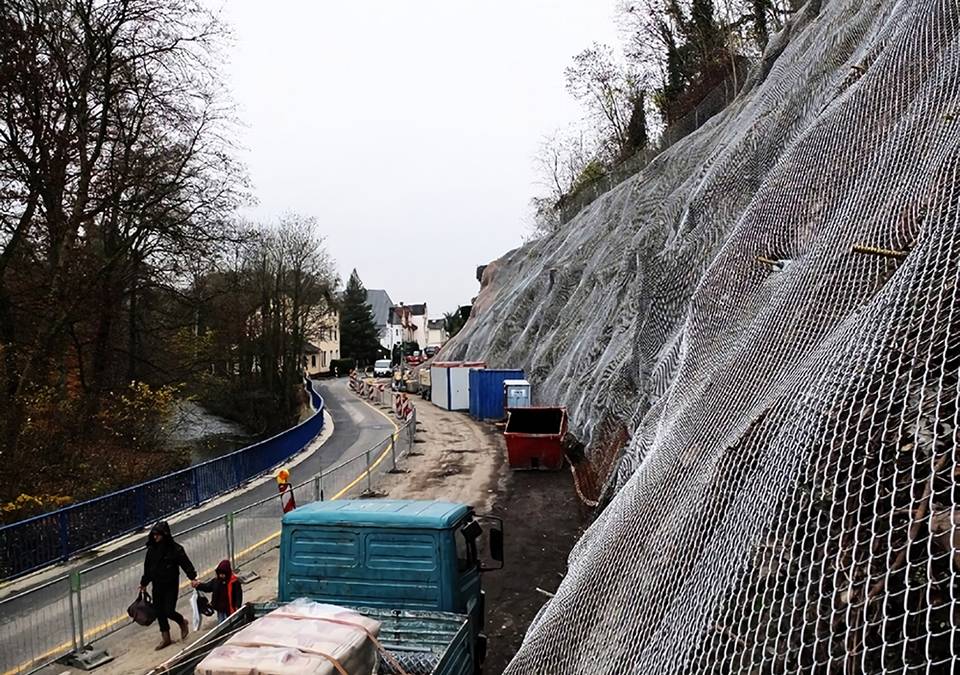 Slope Netting for Enhancing Slope Stabilization